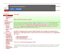 Tablet Screenshot of cours.cofares.net